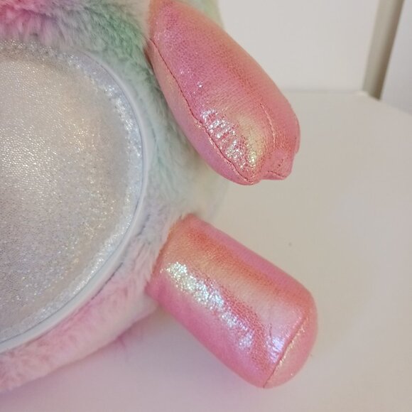 Zuru Rainbocorns Plush Stuffed Unicorn Cat Pink Blue Tie Dye Glitter Heart 11" - Picture 3 of 11